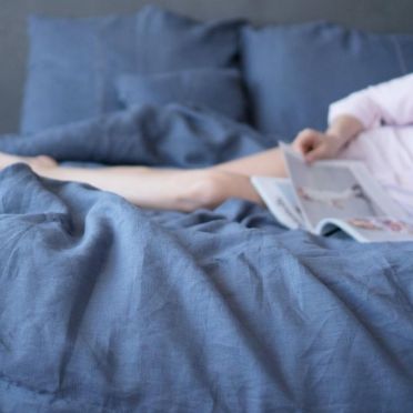 Pościel z lnu denim IL LETTO